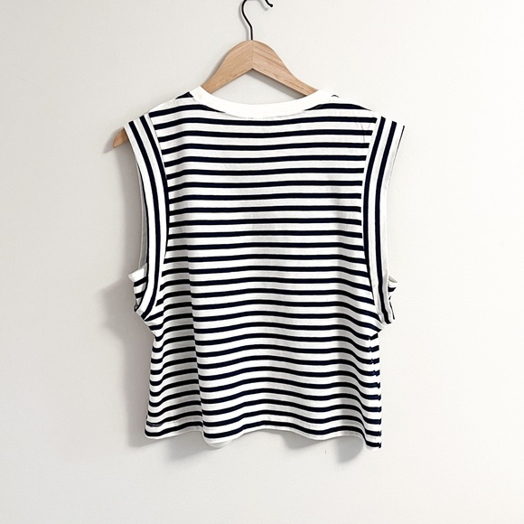 *SOLD* 3/$20 | Zara Stripped Cap Sleeve - Picture 2 of 4